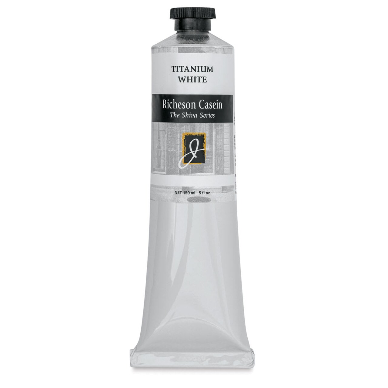 Richeson Casein Paint the Shiva Series - Titanium White, 150 ml tube